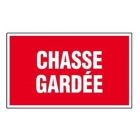 PLAQUE.SIG.CHASSE GARDEE GA11