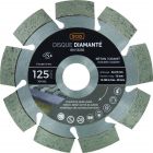Disque diamante beton granit professionnel SCID - Diametre 125 mm