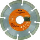 Disque diamante polyvalent bricolage SCID - Diametre 115 mm
