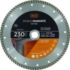 Disque diamante polyvalent crenele SCID - Diametre 230 mm