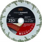 Disque diamante materiaux durs et abrasifs SCID - Diametre 230 mm