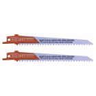 Lame de scie sabre classique bois et metal SCID - Epaisseur 1,27 mm - Longueur 150 mm - Vendu par 2