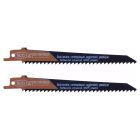 Lame de scie sabre classique bois et plastique SCID - Epaisseur 1,2 mm - Longueur 150 mm - Vendu par 2