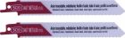 Lame de scie sabre classique metal SCID ˗ Epaisseur 0,9 mm ˗ Longueur 150 mm - Vendu par 2