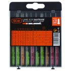 Assortiment 10 lames de scie sauteuse accroche en T SCID - Chrome vanadium et HSS