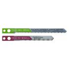 Assortiment 2 lames de scie sauteuse accroche Makita SCID - Chrome vanadium et HSS