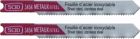 Lame de scie sauteuse metal bi-metal accroche en U SCID - Epaisseur 1 mm - Longueur 75 mm - Vendu par 2