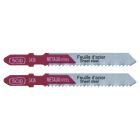 Lame de scie sauteuse metal HSS accroche en T SCID ˗ Epaisseur 1 mm ˗ Longueur 75 mm - Vendu par 2