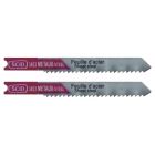 Lame de scie sauteuse metal HSS accroche en U SCID - Epaisseur 1 mm - Longueur 75 mm - Vendu par 2