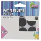 PATIN FEUTRE ADH. MAR 25MM