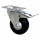 ROULETTE PIVOT FREIN-100 MM