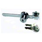 Serrure vitrine a cremaillere Strauss Vonderweidt - Longueur 140 mm - Largeur 25 mm