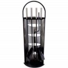 SERVITEUR 4 PCES METAL CHROME