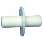 Taquet rond tige de 5 mm Strauss Vonderweidt - Blanc - Vendu par 12