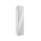 Colonne ALLIANCE 1600 reversible 1 porte avec miroir BLANC BRILLANT 350 x 1600 x 349 mm