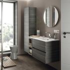 Colonne ALLIANCE 1600 Reversible 2 portes push ALSACE 350 x 1600 x 349 mm