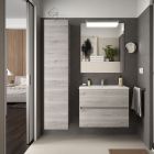 Meuble FUSSION LINE 700 2 tiroirs PIN BAHIA 697 x 540 x 450 mm