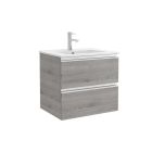 Meuble SPIRIT 600 2 tiroirs metalliques PIN BAHIA 598 x 540 x 450 mm