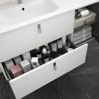 Meuble UNIIQ 1200 droite BLANC MAT 1194 x 540 x 450 mm