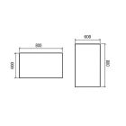 Miroir REFLEXO 1000 avec led (15,36 W) IP44 1000 x 600 mm