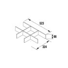 Separateurs pour tiroir inferieur S45 600 CHARBON-TX 523 x 80 x 324 mm