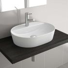 Vasque a poser VARMEGA 515 EN PORCELAINE BLANCHE 500 x 385 x 120 mm