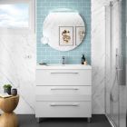 Vasque VENETO 1010 1 vasqueEN PORCELAINE BLANCHE 1010 x 120 x 460 mm