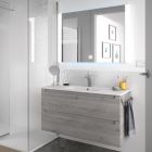 Meuble MONTERREY 1000 2 tiroirs metalliques PIN BAHIA 997 x 540 x 450 mm