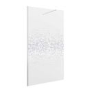 Paroi de douche HEAVEN walk-in Deco 4 1 - 1,2 x haut. 1,95 m