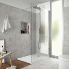 Paroi de douche HEAVEN walk-in Paillettes Transparentes 0,4 - 0,6 x haut. 1,95 m