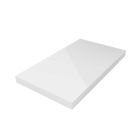 Plan de toilette 1200 BLANC BRILLANT 50 mm