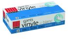 BOITE 100 GANTS VINYLE POUDRE BLANC, L