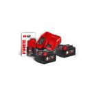 Batterie Pack NRJ 18V, 5,0 Ah Red Lithium, systeme M18 + OFFERT 1 Batterie M12 2,0 Ah M18 NRG-502