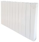 Radiateur electrique a inertie AVISO Blanc 2000W - long. 91cm x ep. 9,5cm