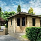 Lasure protectrice pour bois ABRIS ET PALISSADES mat chene fonce - pot de 5L