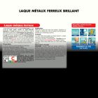 Laque metaux ferreux FERICOLOR Brillant Blanc - pot de 0,5L