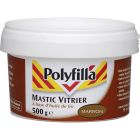 Fixation des vitres aux fenetres Mastic Vitrier - Marron 500 g