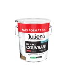 Peinture BLANC COUVRANT SATIN Blanc (Blanc BW) MAXI FORMAT 12 L