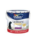 Peinture LE BLANC FACILE VELOURS Blanc 10 L + 20% gratuit