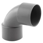 Coude PVC evacuation 87° femelle/femelle Ø40
