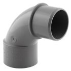Coude PVC evacuation 87° male/femelle Ø32