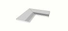 Carrelage en Gres cerame Samsara Perle Accessori per piscina e giardino Margelle bord antiderapant arrondi (1/2 rond) angle ext. complet (2 pieces) structure antiderapant