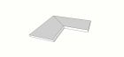 Carrelage en Gres cerame Fast Sable Accessori per piscina e giardino Margelle arrondie (1/4 rond) angle int. complet (2 pieces) antiderapant
