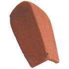 Fronton 90 grand moule pour faitiere PV a emboitement (grande ouverture) Rabat 90 Rouge Flamme