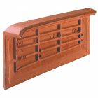 Faitiere / aretier 1/2 rond a emboitement petit modele Rouge etna