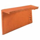 About d'aretier conique a emboitement Vieilli Nuance Sur Fond Rouge