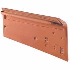 Rive droite individuelle a emboitement terre cuite PV13 Argentique - long. 44,1 cm x larg. 6,4 cm