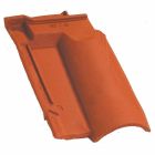 Sous faitiere terre cuite Omega 13 Nuance paille - long. 45 cm x larg. 27 cm