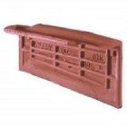 Rive individuelle droite a emboitement terre cuite Arboise rectangulaire Chevreuse