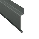 Bande solin a biseau, developpe 100mm Longueur 2m epaisseur 0.65mm - zinc RHEINZINK GRANUM basalte